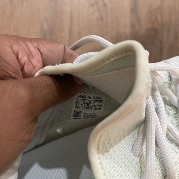 🔥WORN ONCE🔥 Yeezy Boost “HyperSpace Grey” size 11 - Picture 6 of 6